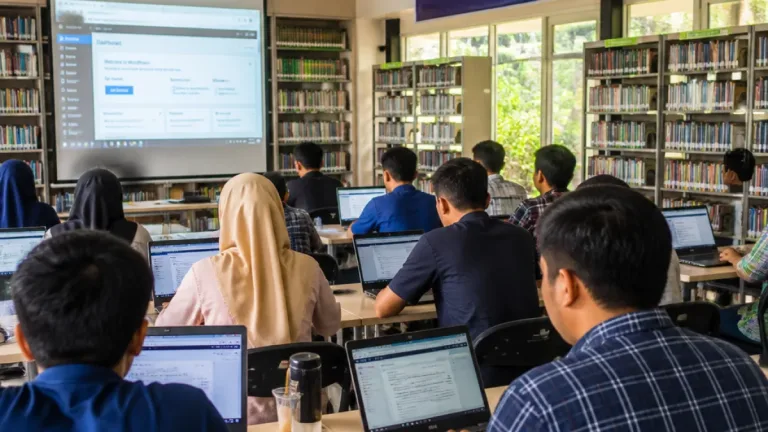 Perpustakaan Kabupaten Tegal Beralih Jadi Pusat Pelatihan Website Gratis untuk Talenta Digital
