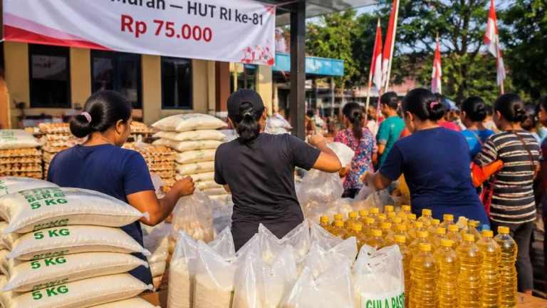 Pertamina Patra Niaga Sediakan Hampir 1.000 Paket Sembako Murah bagi Warga Sekitar