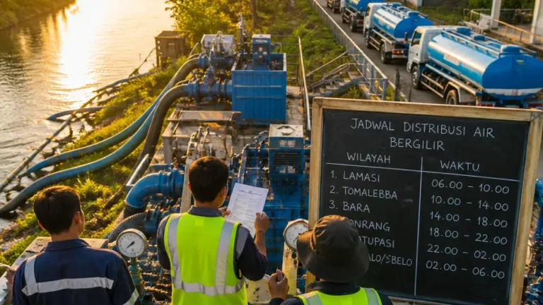 Perumda TM Palopo Terapkan Empat Mitigasi Jaga Pasokan Air Bersih Saat Kemarau