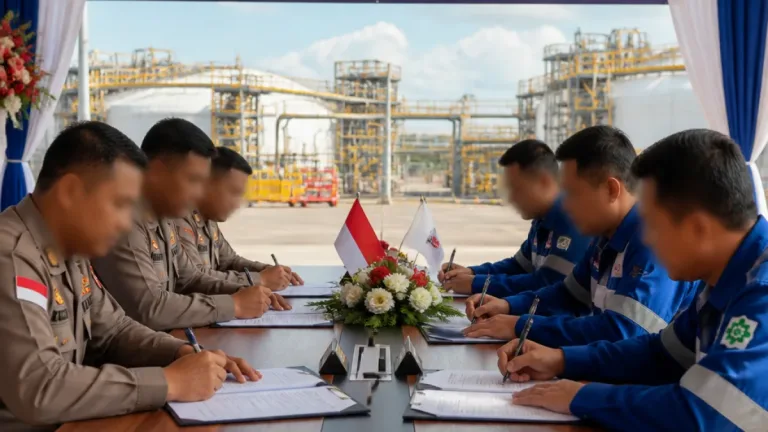 PLN Perkuat Pengamanan Fasilitas LNG Tarakan Bersama Polda Kaltara