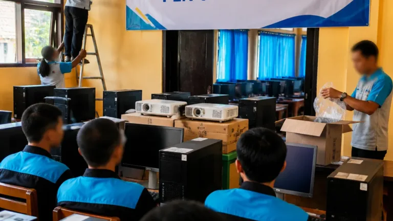 PLN UIP Nusra Perkuat Kompetensi Digital Siswa SMKN 1 di Sumbawa Besar