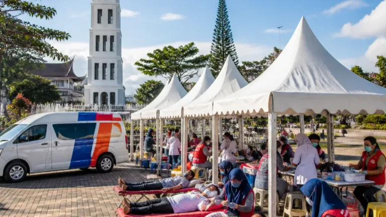 PMI Bukittinggi Peringati HUT ke-81 dengan Aksi Donor Darah dan Layanan Kesehatan Gratis