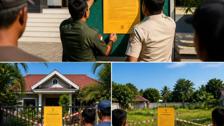 PN Luwuk Eksekusi Dua Bidang Tanah dalam Sengketa Perdata, Warga Luwuk Terlibat