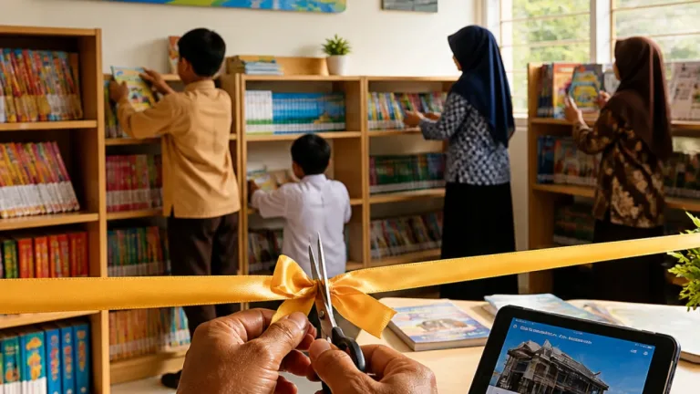 Pojok Baca Baru di Gampong Ude Perkuat Akses Literasi Warga Lhokseumawe