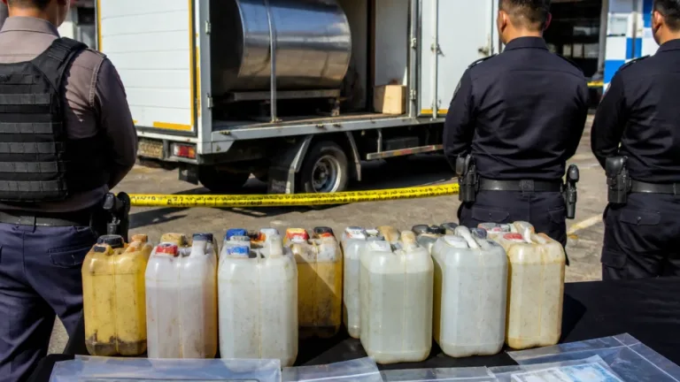 Polda Banten Bongkar Sindikat BBM Subsidi: Truk Boks Dimodifikasi untuk Tampung 5.000 Liter