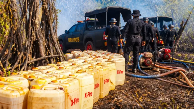 Polda Jambi Kerahkan 1.400 Liter X-Fire untuk Percepat Pemadaman Karhutla di TN Berbak