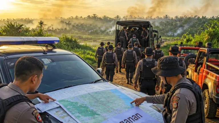 Polda Kaltim Kerahkan 260 Personel BKO Perkuat Penanganan Karhutla di Lima Polres