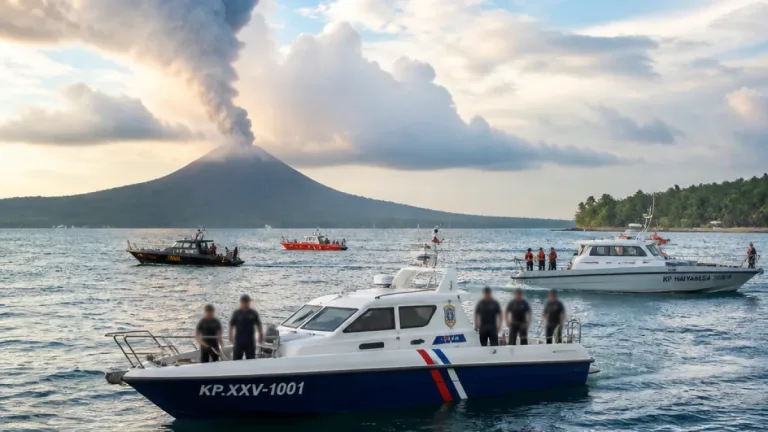 Polda Lampung Perkuat Operasi SAR untuk 8 Orang yang Hilang Kontak di Selat Sunda