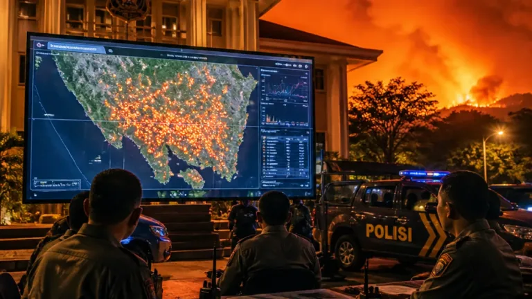 Polda Lampung Siagakan Personel setelah Tercatat 1.070 Hotspot hingga Juli 2026