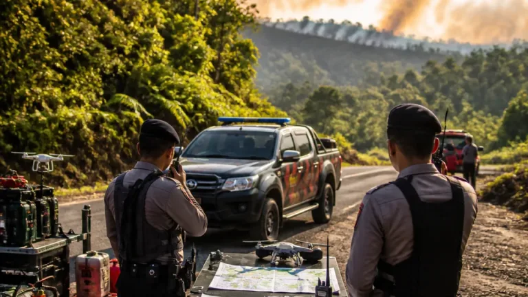 Polda Papua Barat Perkuat Deteksi Dini dan Sinergi Antisipasi Kebakaran Hutan saat Kemarau