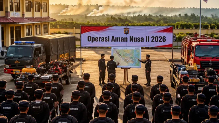 Polda Sumsel Turunkan 354 Personel ke Lima Daerah Prioritas Antisipasi Karhutla