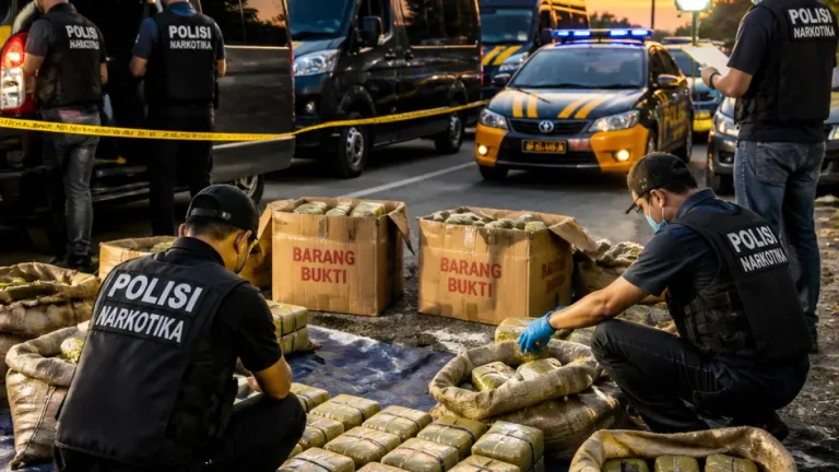 Polda Sumut Ungkap Jaringan Pengedar, Amankan 169,6 Kg Ganja dan Tangkap Tiga Tersangka