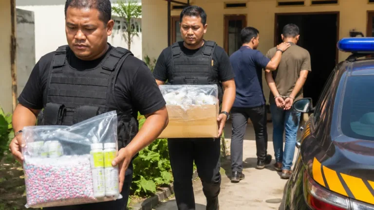 Polisi Gagalkan Peredaran 50 Ribu Ekstasi, Keuchik Aceh Utara Ditangkap