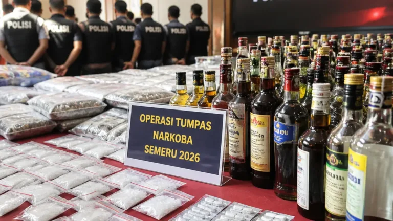 Polres Blitar Ungkap 10 Kasus Narkoba selama Operasi Tumpas Semeru 2026