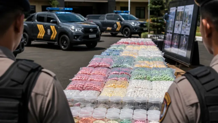 Polres Cimahi Ungkap Peredaran Besar OKT: Lebih dari 500 Ribu Butir Disita