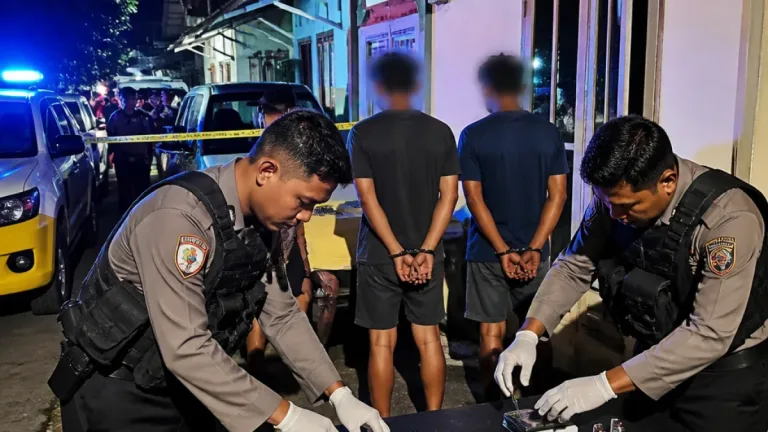 Polres Dumai Sita Puluhan Paket Sabu dan Etomidate, Dua Tersangka Ditahan