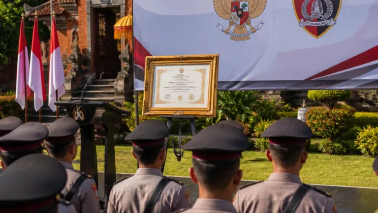 Polres Gianyar Raih Predikat A Pelayanan Publik dari KemenPAN-RB