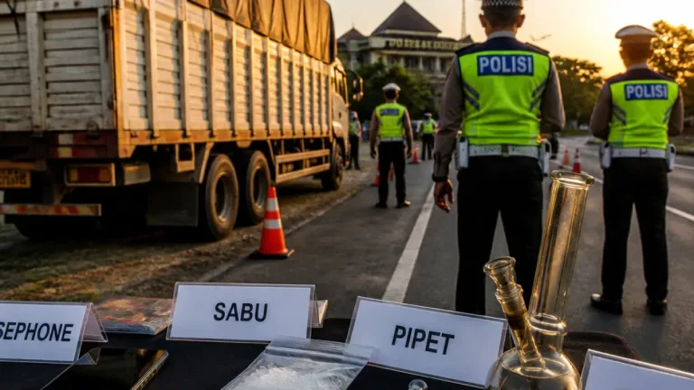 Polres Jombang Tetapkan Pengemudi Truk dari Ciamis Tersangka Kasus Narkotika