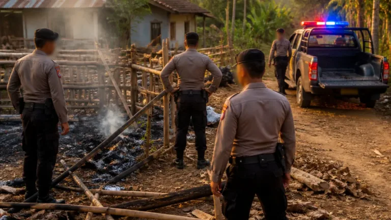 Polres Malang Bongkar Sarana Diduga untuk Sabung Ayam di Pakisaji