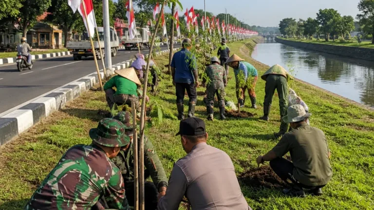 Polres Metro Jakarta Barat Ajak Warga Hijaukan Ruang Publik di Daan Mogot