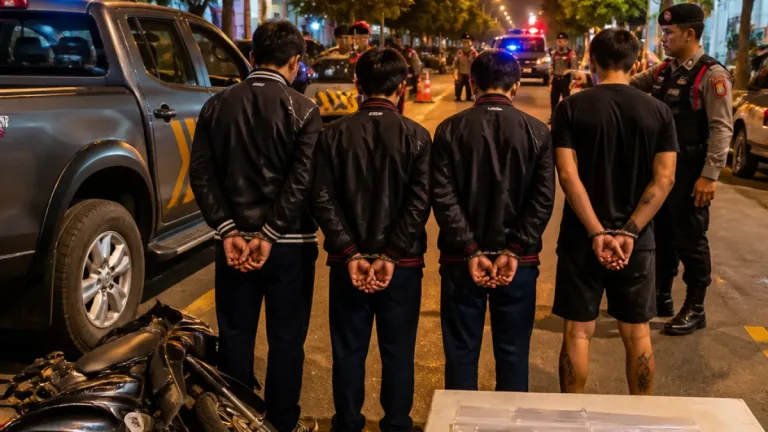 Polres Metro Tangkap Empat Pelaku Begal di Metro, Tiga Berstatus Pelajar