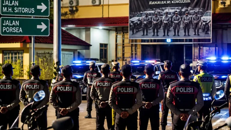 Polres Pematang Siantar Gelar KRYD, Sasar Geng Motor, Balap Liar dan Tindak Pidana 3C