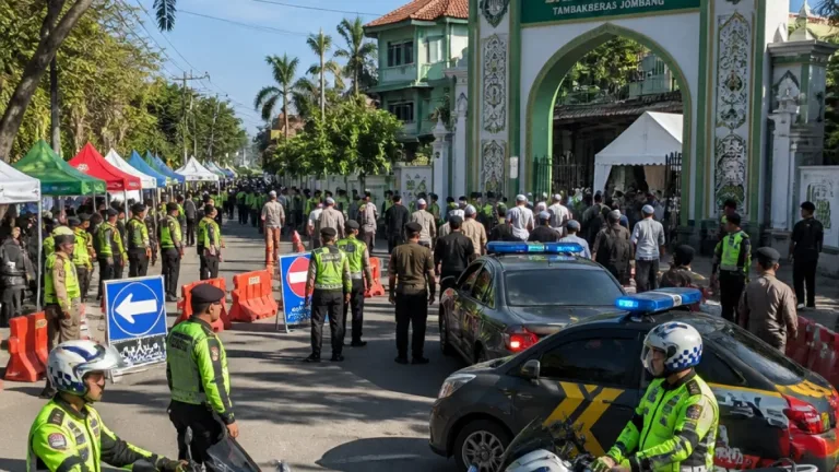 Polres Perketat Pengamanan Istigasah Akbar Menjelang Muktamar di Jombang
