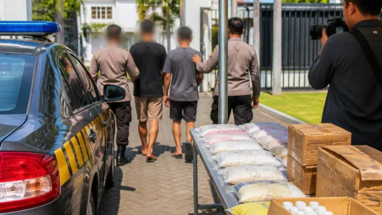 Polres Poso Serahkan Dua Tersangka Narkotika ke Kejari, Kasus Lanjut ke Tahap Penuntutan