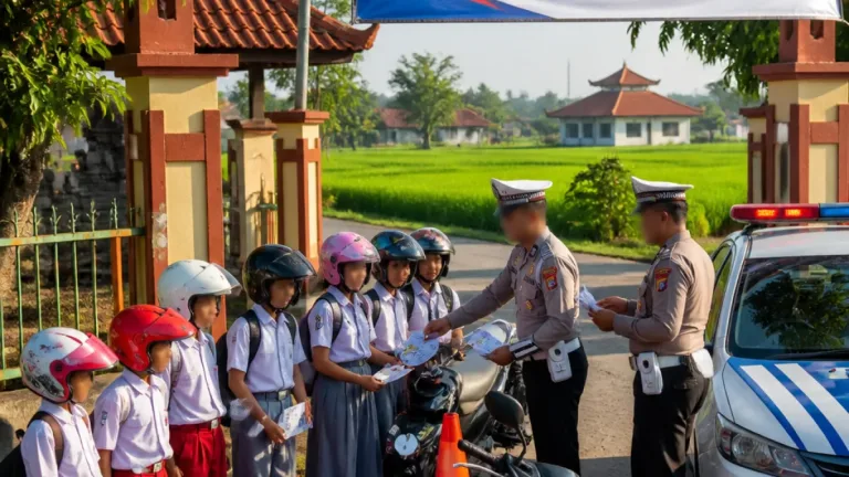 Polresta Ajak Pelajar Karawang Jadi Pelopor Keselamatan Lalu Lintas