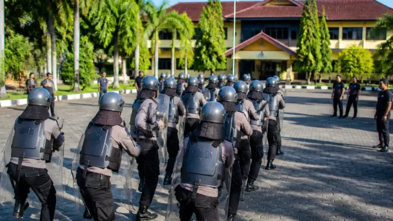 Polresta Bandar Lampung Gelar Latihan Dalmas untuk Tingkatkan Kesiapsiagaan Personel