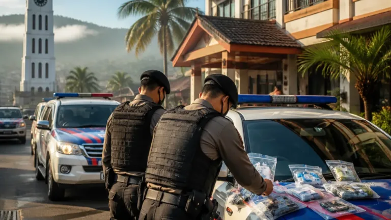Polresta Bukittinggi dan Jatanras Banyuwangi Gagalkan Aksi Pecah Kaca, Pelaku Ditangkap di Bukittinggi
