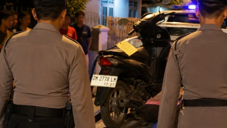 Polresta Gorontalo Tangkap Residivis Curanmor di Kelurahan Tenda
