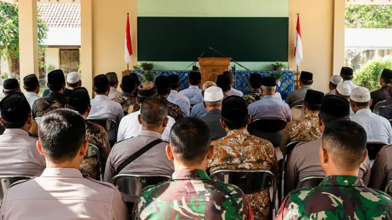 Polsek Bantul Perkuat Sinergi dengan Pemerintah dan Tokoh Agama lewat Pengajian Jumat Pagi