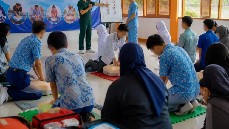 Poltekkes Tanjungkarang Bekali SMAN 10 Bandar Lampung dengan Keterampilan Pertolongan Pertama