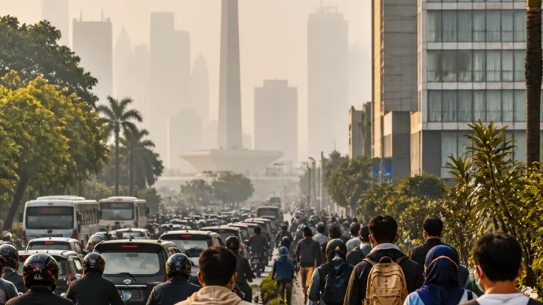 Polusi Udara Jakarta Masuk Empat Besar Terburuk Dunia, AQI 170 pada Jumat Pagi