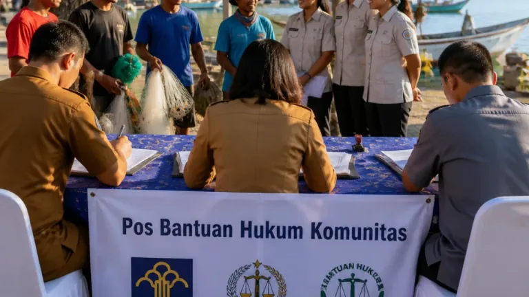 Pos Batas di Bitung Diresmikan, Nelayan Diberi Akses Bantuan Hukum Lebih Dekat