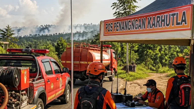 Prabumulih Perkuat Siaga Karhutla dengan Empat Pos Penanggulangan Strategis