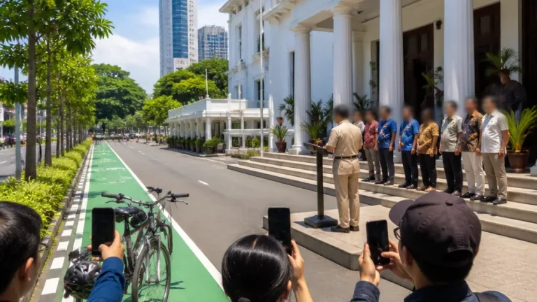 Pramono Buka Opsi Ubah atau Hapus Jalur Sepeda di Jalan Protokol Jakarta