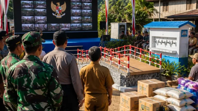Presiden Resmikan Program Jembatan Garuda dan Titik Air Bersih, Dampak Langsung bagi Mamuju