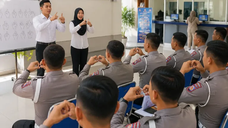 Probolinggo: Satpas Polres Gelar Pelatihan Bahasa Isyarat untuk Perbaiki Pelayanan SIM