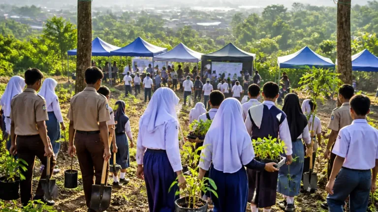 Program 'Forester Goes to School' Perkuat Literasi Lingkungan dan Ekonomi Hijau di Pekanbaru