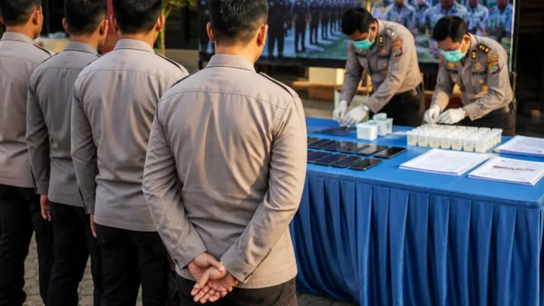 Propam Polda Lakukan Pemeriksaan Menyeluruh terhadap Personel Polresta Bandar Lampung