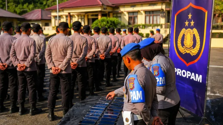 Propam Polresta Jayapura Kota Perketat Pengawasan untuk Cegah Pinjol dan Judol