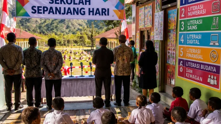 Puncak Jaya Luncurkan Program Sekolah Sepanjang Hari untuk Perkuat Literasi Dasar
