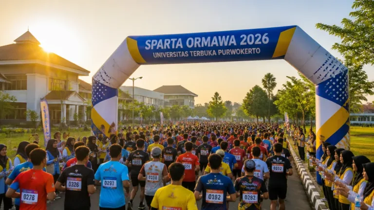 Purwokerto Gelar Fun Run 'Sparta Ormawa 2026', Ratusan Warga Ikut Hidup Sehat