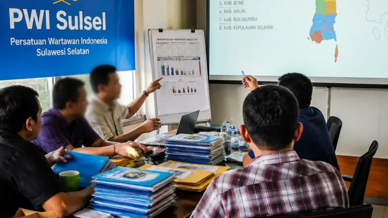 PWI Sulsel Evaluasi Kepengurusan di Sejumlah Daerah, Beberapa Kabupaten Butuh Penataan Ulang