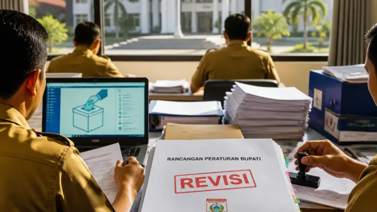 Raperbup Pilkades Digital KSB Rampung Diharmonisasi, Perbup Diharapkan Tuntas Pekan Depan
