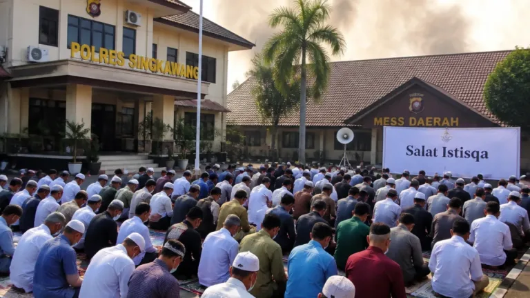 Ratusan Warga Singkawang Gelar Salat Istisqa Memohon Hujan Atasi Kabut Asap