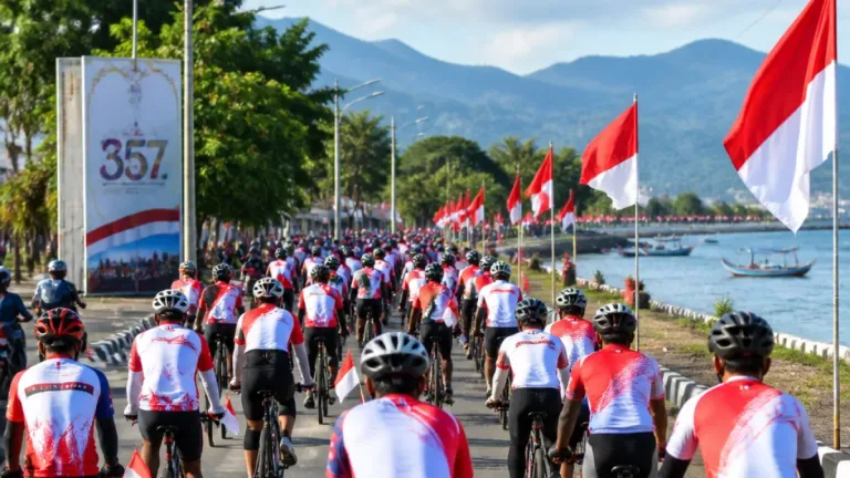 Ribuan Peserta Ramaikan Gowes Siti Nurbaya Adventure-X dalam HJK ke-357 Kota Padang