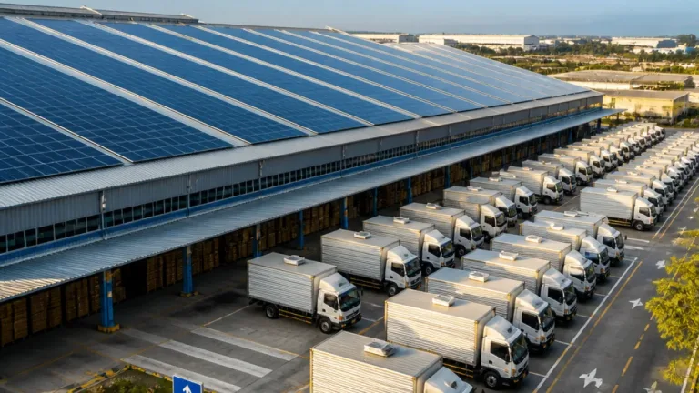 Samudera Perkuat Operasi Logistik di Cikarang dengan Armada IoT dan PLTS Gudang